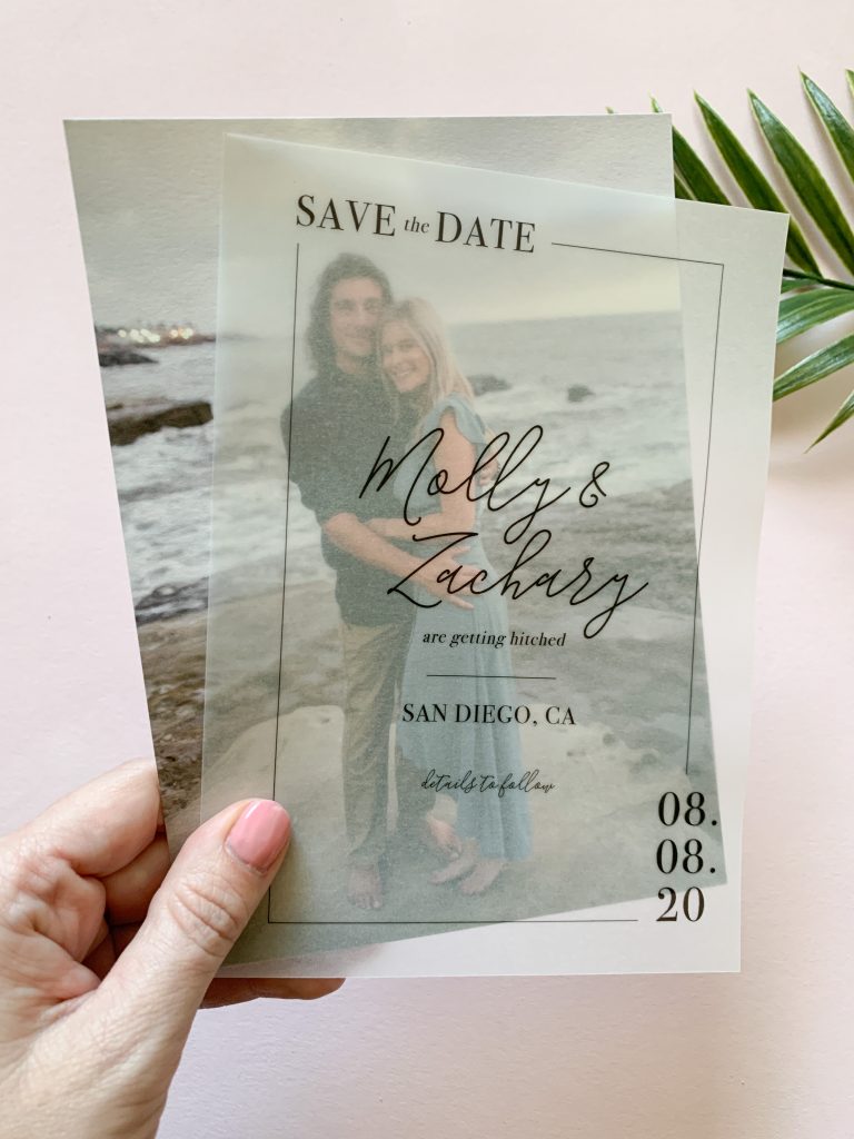 Vellum Save the Dates