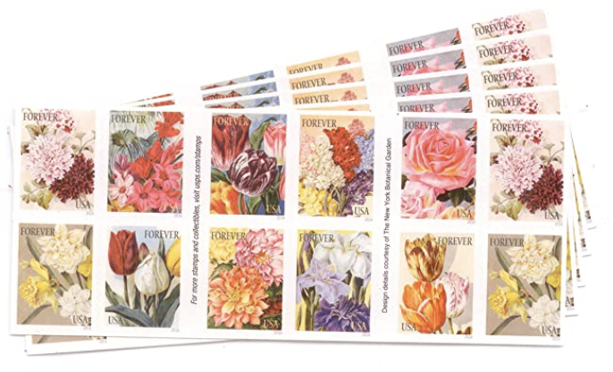 floral stamps for wedding invitations