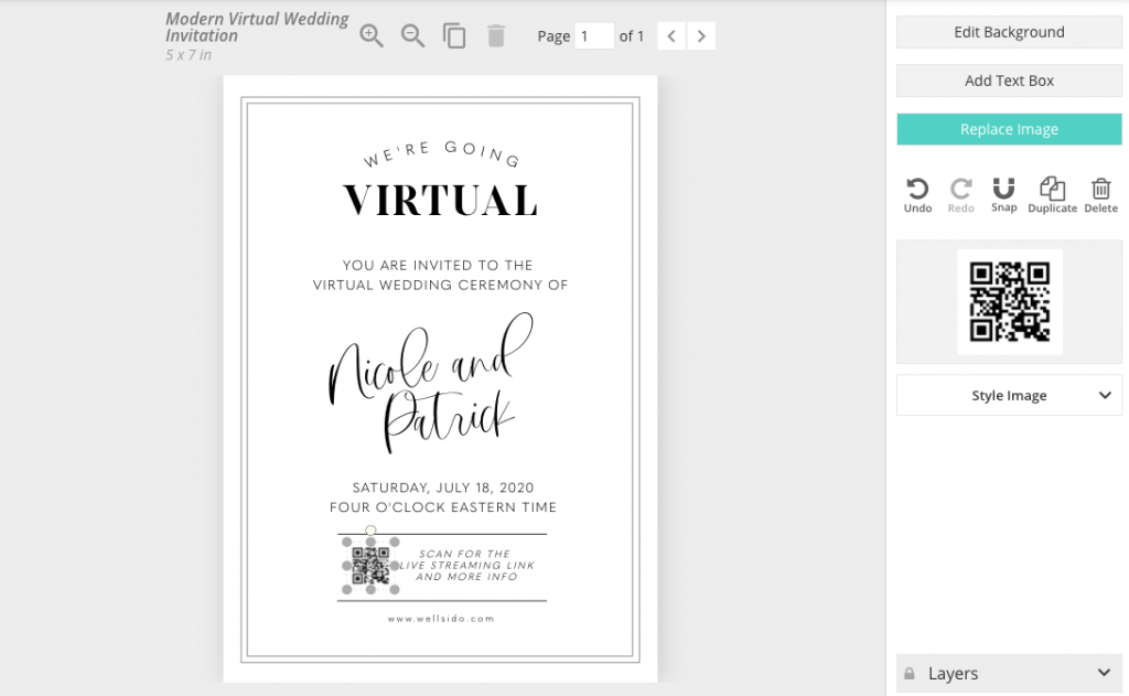 How to use a QR code for wedding invitations in 2020