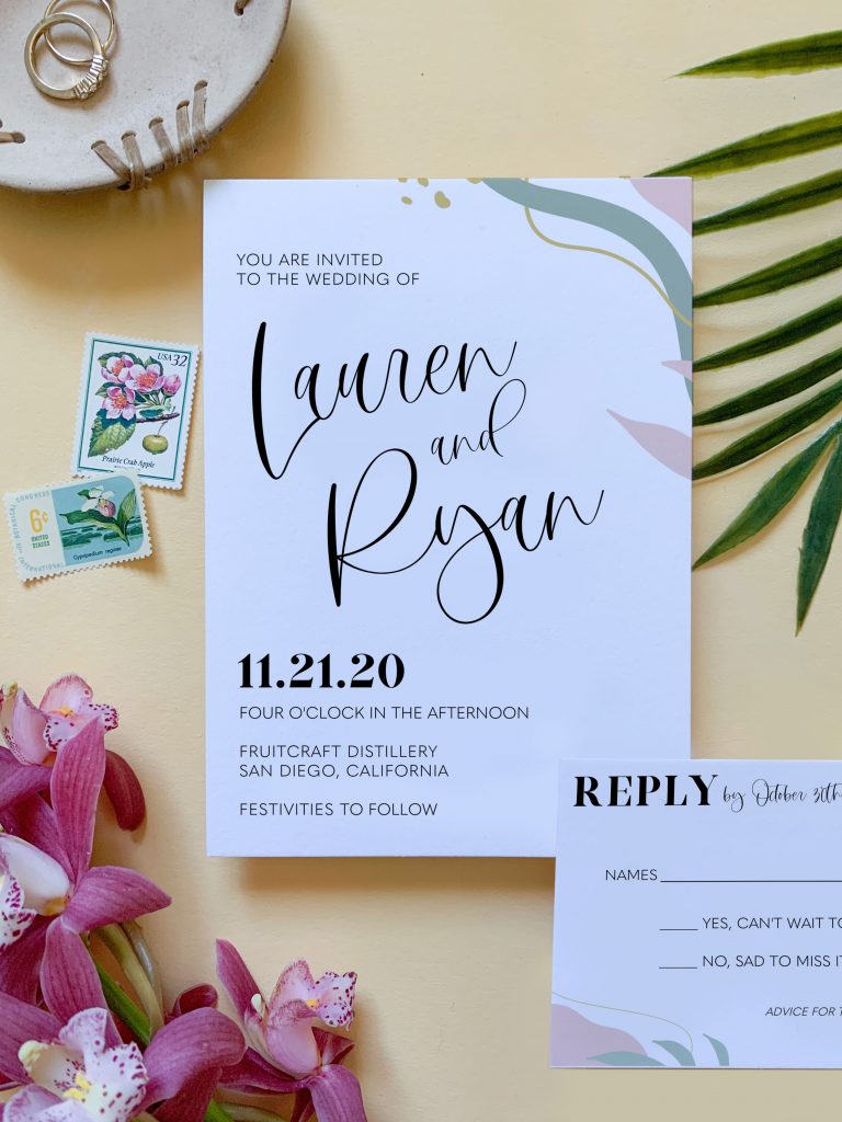 wedding invitation template Archives - someday paper co